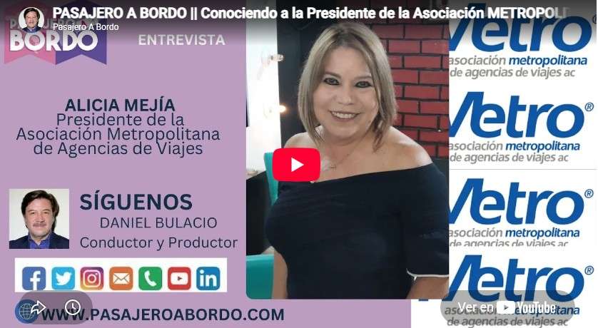 Conociendo a la presidente de la Asociación METROPOLITANA / Pasajero A Bordo